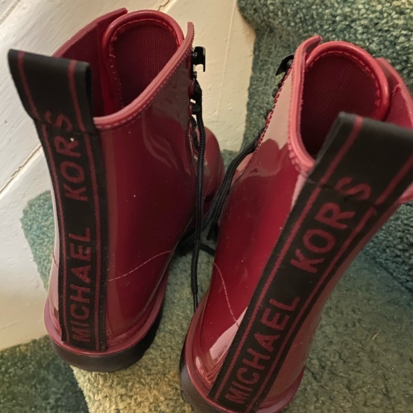 Michael Kors rubber combat boots size 9 - Picture 5 of 6